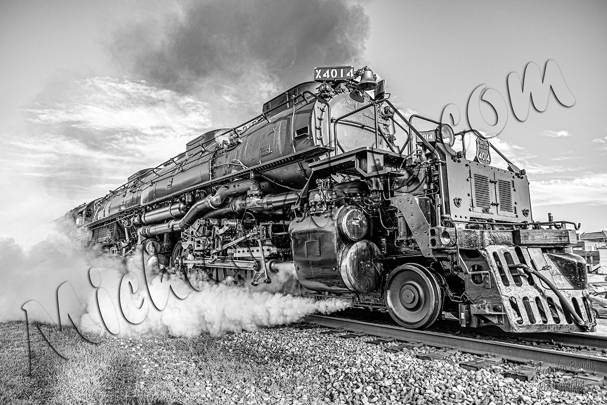 Big Boy Locomotive 4014 heading out
