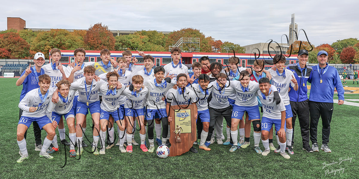 2023 Bethany Bruins State Champion Soccer Team