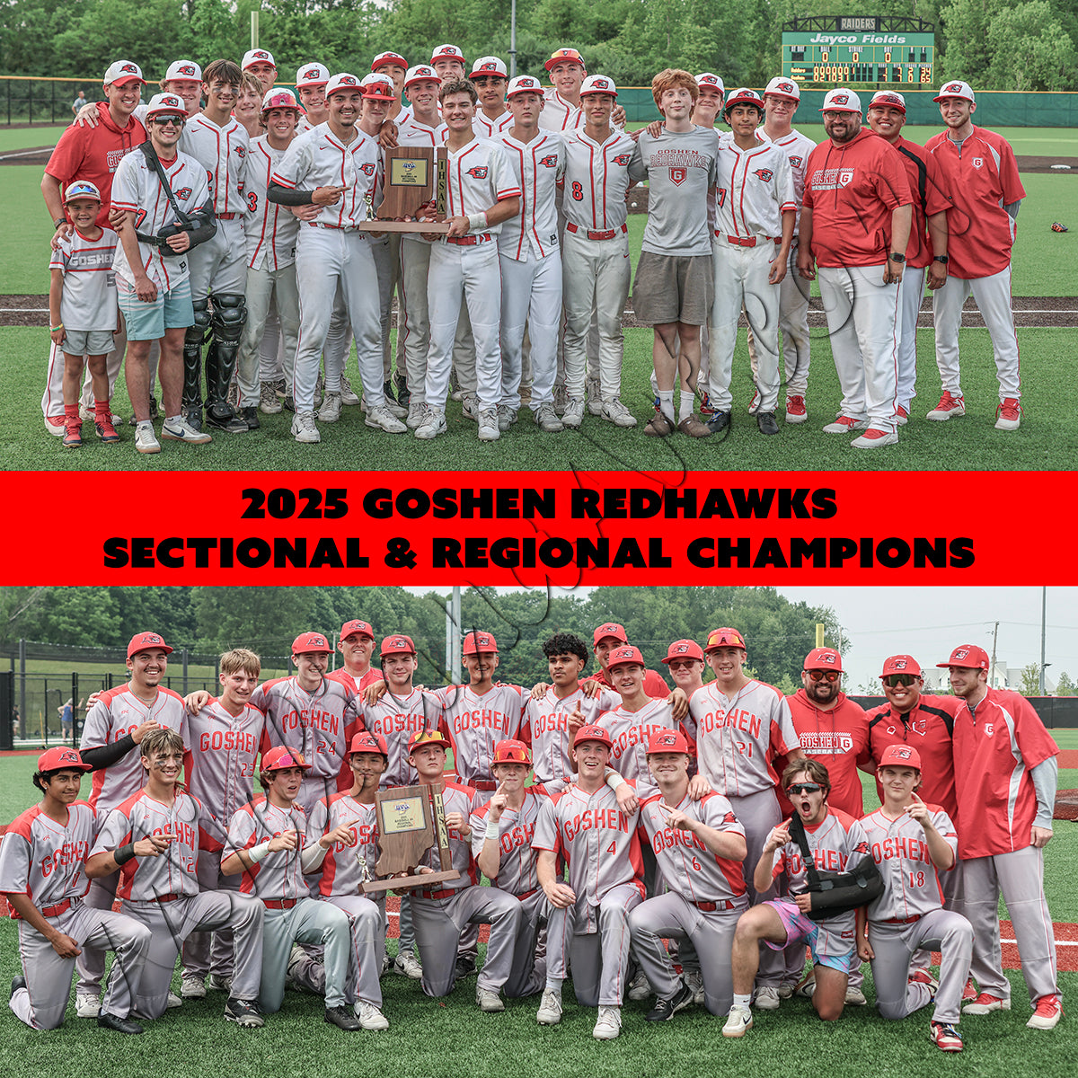 2025 Goshen Baseball - Sectional & Regional Picture