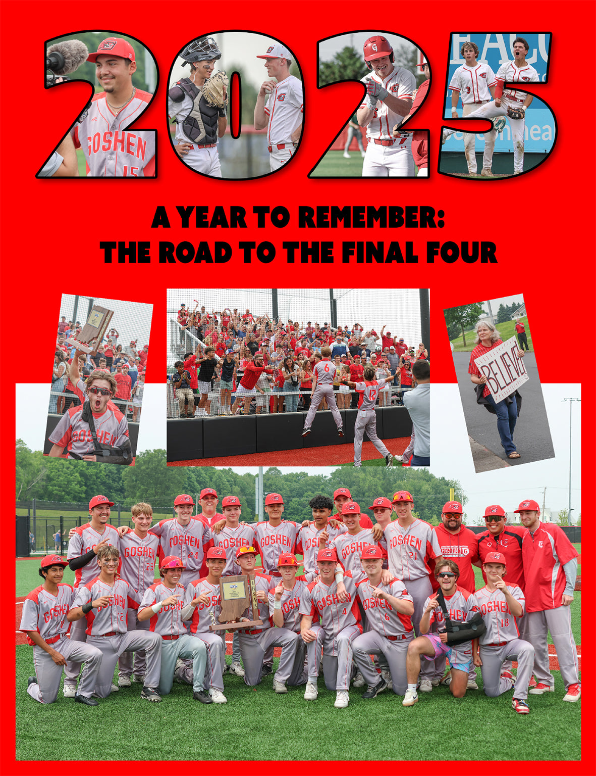 2025 Goshen RedHawk Baseball book